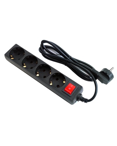 SP4B-218. Сетевой фильтр 4 розетки, 1,8м черный. 5bites в Ессентуках