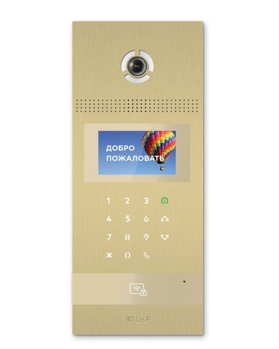 AA-12FB GOLD. Вызывная панель подъездного IP-домофона. BAS-IP в Ессентуках