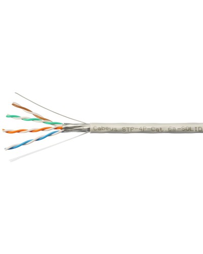 STP-4P-Cat.6a-SOLID-IN-PVC (7196c). Кабель «витая пара» (LAN) для структурированных систем связи. CABEUS в Ессентуках