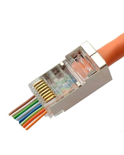 8P8C-SH-FC (100 шт) (10796c). Разъем RJ-45. CABEUS в Ессентуках