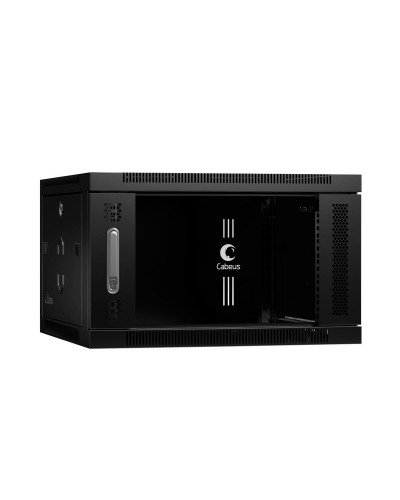 SH-05F-6U60/60-BK (8587c). Шкаф телекоммуникационный 19 настенный 6U. CABEUS в Ессентуках