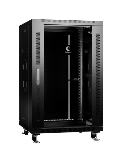 SH-05C-18U60/100-BK (8539c). Шкаф телекоммуникационный 19 напольный 18U. CABEUS в Ессентуках