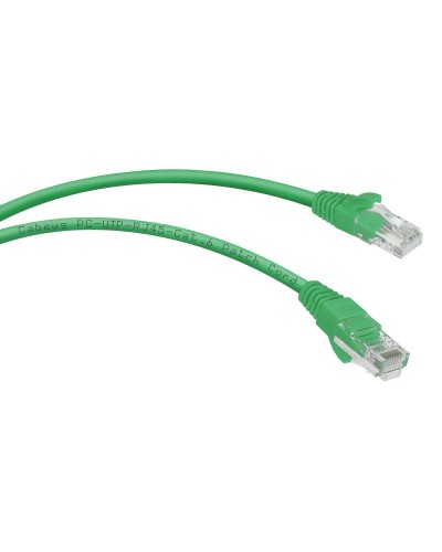 PC-UTP-RJ45-Cat.6-0.3m-GN (8682c), зелёный. Патч-корд медный. CABEUS в Ессентуках