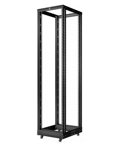 RA-37U-1000-BK (10159c). Открытая стойка 19, 37U, двухрамная, усиленная, цвет черный. CABEUS в Ессентуках