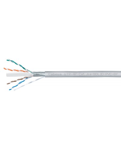 UTP-4P-Cat.6a-SOLID-PVC-GY (11373c). Кабель «витая пара» (LAN) для структурированных систем связи. CABEUS в Ессентуках