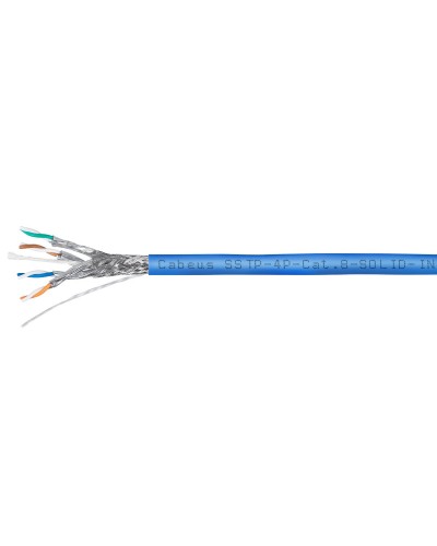 SSTP-4P-Cat.8-SOLID-IN-LSZH-BL-100 (7750c-1). Кабель «витая пара» (LAN) для структурированных систем связи. CABEUS в Ессентуках
