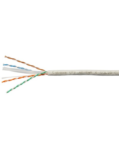 UTP-4P-Cat.6-SOLID-GY (7178c). Кабель «витая пара» (LAN) для структурированных систем связи. CABEUS в Ессентуках