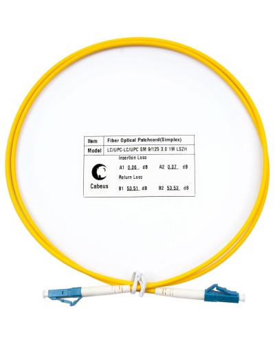 FOP(s)-9-LC-LC-0,5m (8807c). Патч-корд оптический. CABEUS в Ессентуках