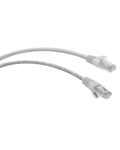 PC-SSTP-RJ45-Cat.6a-10m-LSZH (7906c), серый. Патч-корд медный. CABEUS в Ессентуках