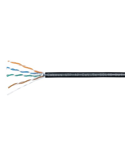 UTP-4P-Cat.5e-SOLID-OUT-LSZH-UV (7172c). Кабель «витая пара» (LAN) для структурированных систем связи. CABEUS в Ессентуках