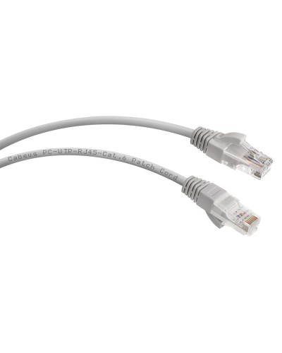 PC-UTP-RJ45-Cat.6-2m (7268c), серый. Патч-корд медный. CABEUS в Ессентуках