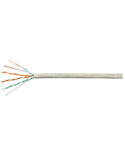 UTP-4P-Cat.5e-SOLID-GY-LIGHT (9995c). Кабель «витая пара» (LAN) для структурированных систем связи. CABEUS в Ессентуках