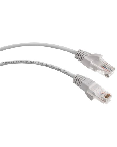 PC-UTP-RJ45-Cat.5e-0.5m (7210c), серый. Патч-корд медный. CABEUS в Ессентуках