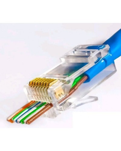 8P8C-C6-FC (100 шт) (10795c). Разъем RJ-45. CABEUS в Ессентуках