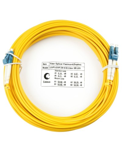 FOP(d)-9-LC-LC-1,5m (7514c). Патч-корд оптический. CABEUS в Ессентуках