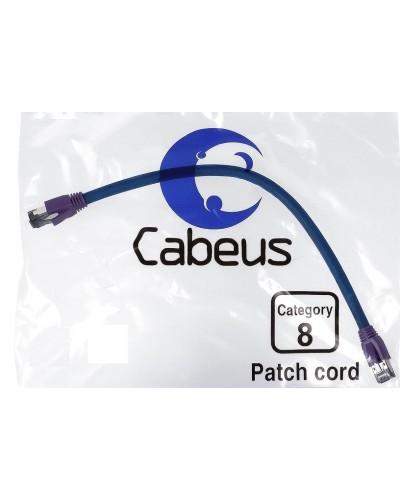 PC-SSTP-RJ45-Cat.8-2m-LSZH (9703c), серый. Патч-корд медный. CABEUS в Ессентуках