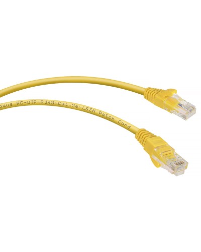PC-UTP-RJ45-Cat.5e-5m-YL-LSZH (9501c), желтый. Патч-корд медный. CABEUS в Ессентуках