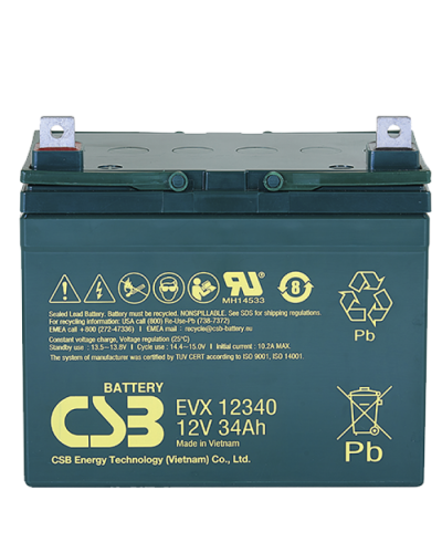 CSB EVX 12340. Аккумулятор герметичный свинцово-кислотный. CSB в Ессентуках