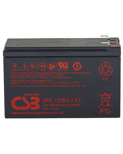CSB UPS 123607. Аккумулятор герметичный свинцово-кислотный. CSB в Ессентуках