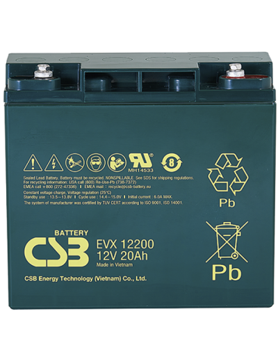 CSB EVX 12200. Аккумулятор герметичный свинцово-кислотный. CSB в Ессентуках