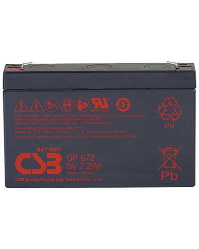 CSB GP 672. Аккумулятор герметичный свинцово-кислотный. CSB в Ессентуках
