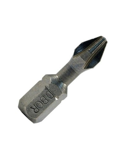 Биты Ph1x25 мм, Torsion, C 6,3 (10шт) (D-T-PH01-025-010). Биты фрезерованные. D.BOR в Ессентуках