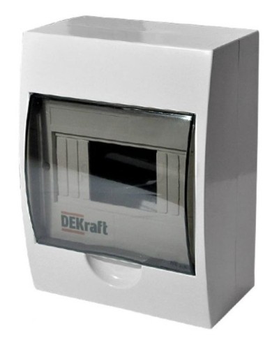 ЩРН-П-6 IP41 настенный (31009DEK). Щиток модульный с прозрачной дверцей. DEKraft в Ессентуках