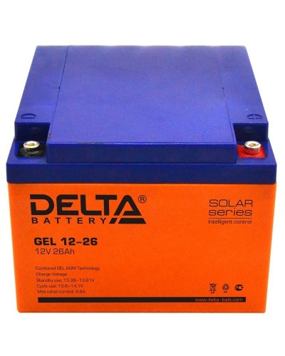 Delta GEL 12-26. Аккумулятор герметичный свинцово-кислотный. Delta в Ессентуках