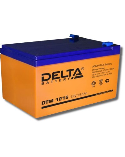 Delta DTM 1215. Аккумулятор герметичный свинцово-кислотный. Delta в Ессентуках