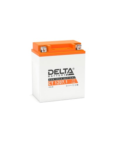 Delta CT 1207.1. Аккумулятор герметичный свинцово-кислотный стартерный. Delta в Ессентуках