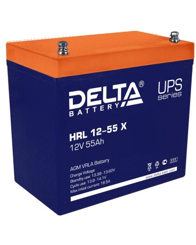 Delta HRL 12-55 X. Аккумулятор герметичный свинцово-кислотный. Delta в Ессентуках
