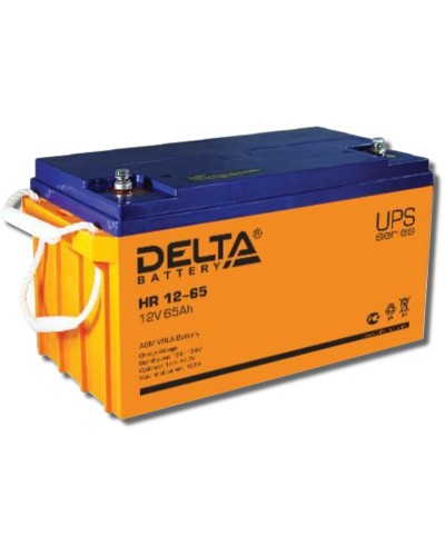 Delta HR 12-65. Аккумулятор герметичный свинцово-кислотный. Delta в Ессентуках
