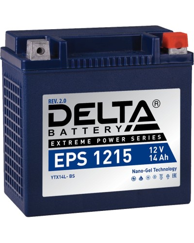 Delta EPS 1215. Аккумулятор герметичный свинцово-кислотный стартерный. Delta в Ессентуках