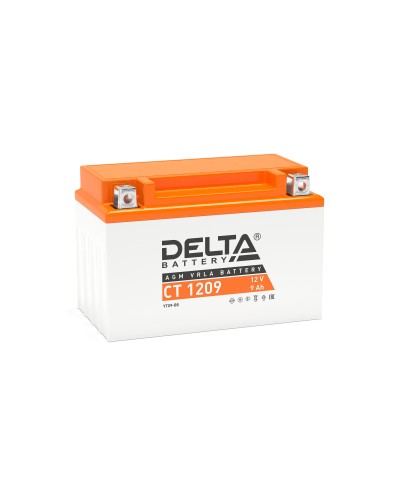 Delta CT 1209. Аккумулятор герметичный свинцово-кислотный стартерный. Delta в Ессентуках
