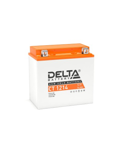 Delta CT 1214. Аккумулятор герметичный свинцово-кислотный стартерный. Delta в Ессентуках