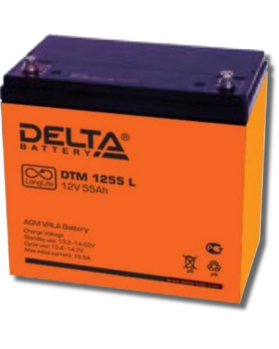 Delta DTM 1255 L. Аккумулятор герметичный свинцово-кислотный. Delta в Ессентуках