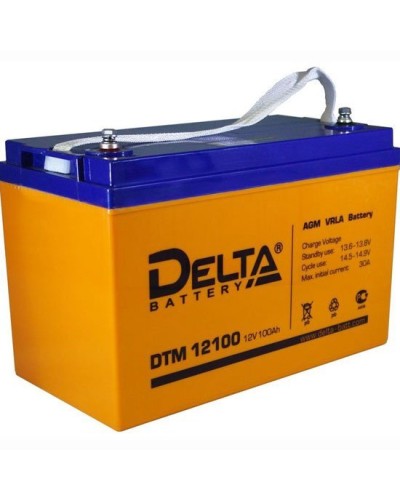 Delta DTM 12100 L. Аккумулятор герметичный свинцово-кислотный. Delta в Ессентуках