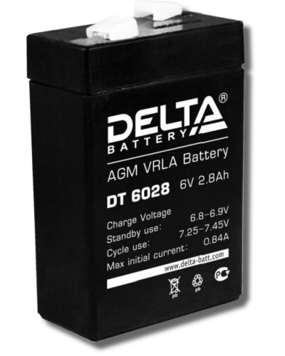 Delta DT 6028. Аккумулятор герметичный свинцово-кислотный. Delta в Ессентуках