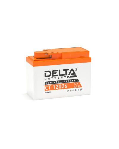 Delta CT 12026. Аккумулятор герметичный свинцово-кислотный стартерный. Delta в Ессентуках