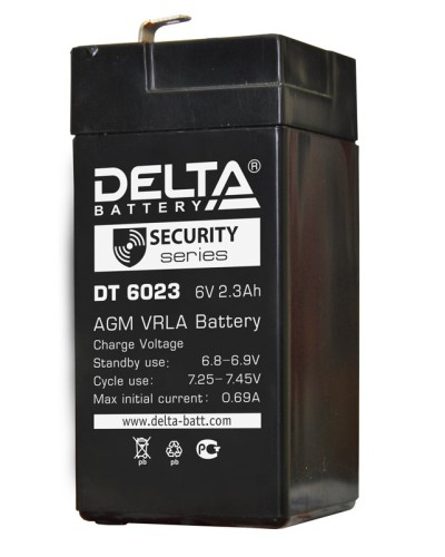 Delta DT 6023 (75мм). Аккумулятор герметичный свинцово-кислотный. Delta в Ессентуках