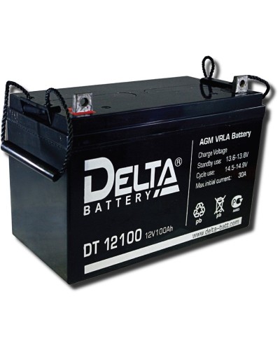 Delta DT 12100. Аккумулятор герметичный свинцово-кислотный. Delta в Ессентуках