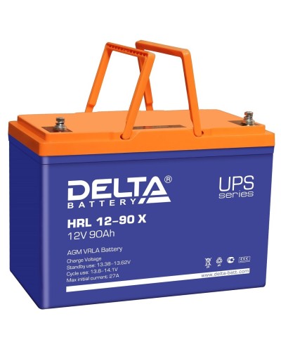 Delta HRL 12-90 X. Аккумулятор герметичный свинцово-кислотный. Delta в Ессентуках