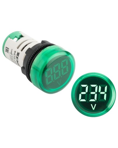 ED16-22VD (ed16-22vd-g). Индикатор значения напряжения зеленый. EKF в Ессентуках