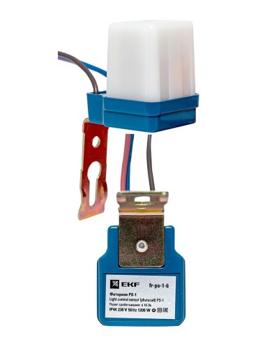 Фотореле PS-1 6А 1200Вт IP44 (fr-ps-1-6). Фотореле. EKF в Ессентуках