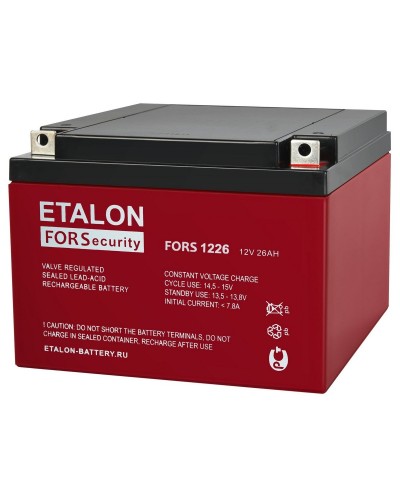ETALON FORS 1226. Аккумулятор герметичный свинцово-кислотный. ETALON в Ессентуках