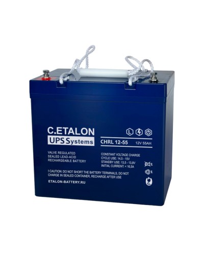 C.ETALON CHRL 12-55. Аккумулятор герметичный свинцово-кислотный. ETALON в Ессентуках