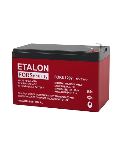 ETALON FORS 1207. Аккумулятор герметичный свинцово-кислотный. ETALON в Ессентуках