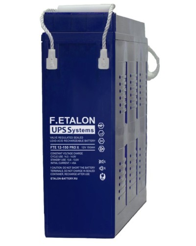 F.ETALON FTE 12-150 PRO X. Аккумулятор герметичный свинцово-кислотный. ETALON в Ессентуках