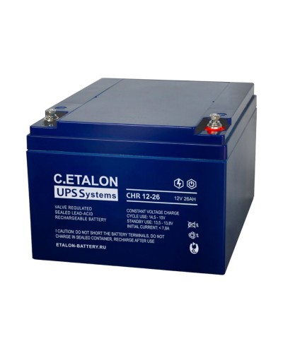 C.ETALON CHR 12-26. Аккумулятор герметичный свинцово-кислотный. ETALON в Ессентуках