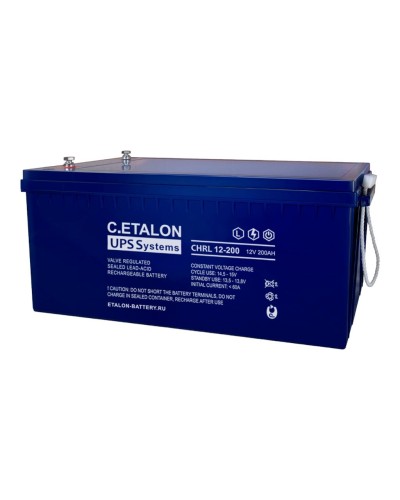 C.ETALON CHRL 12-200. Аккумулятор герметичный свинцово-кислотный. ETALON в Ессентуках